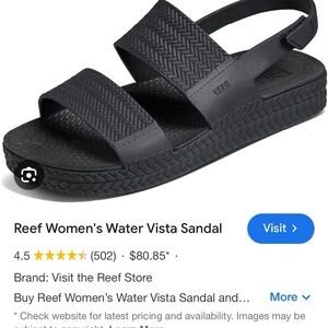Water Vista Reef Sandals Black